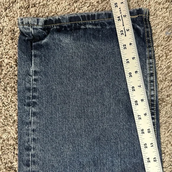 Levis 559 Denim Blue Jeans 100% Cotton Mens Sz 42x36 Relaxed Fit Straight Leg - Picture 7 of 11